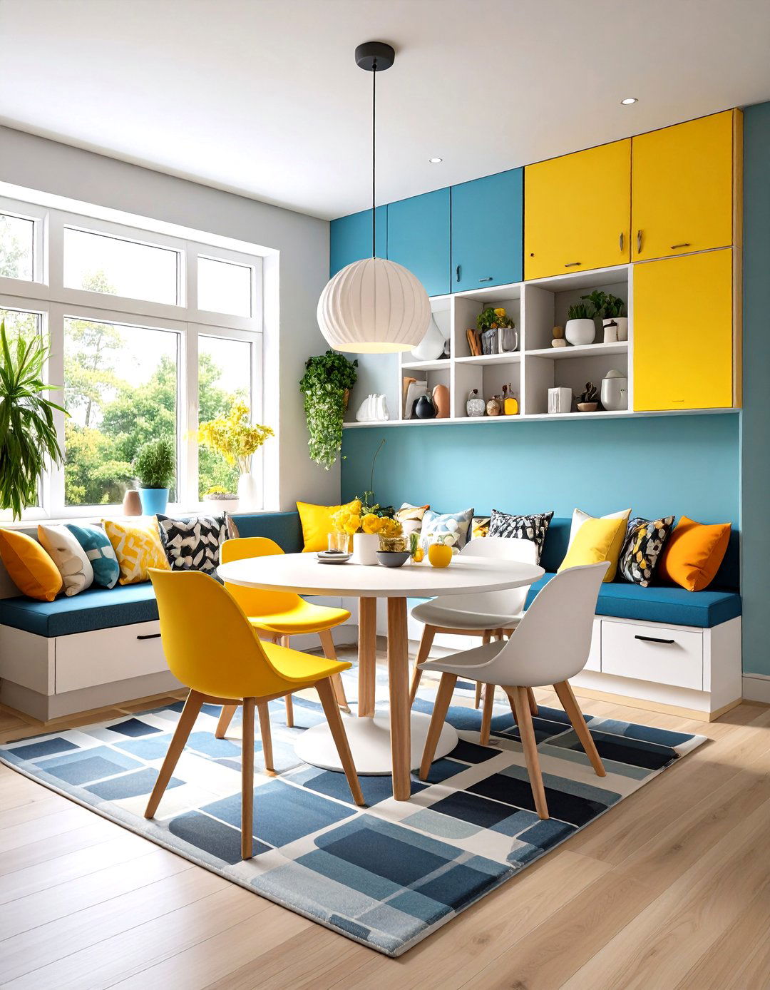 Built In Banquette Dining Nook - 24 Mid-century Modern Kitchen Ideas