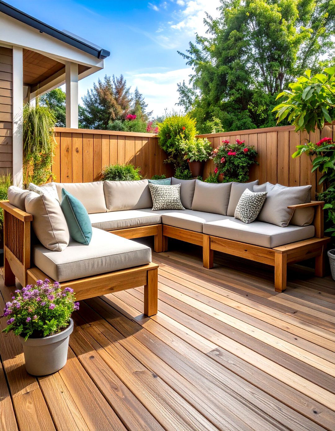 Built In Corner Bench Seating - 24 Deck Seating Ideas