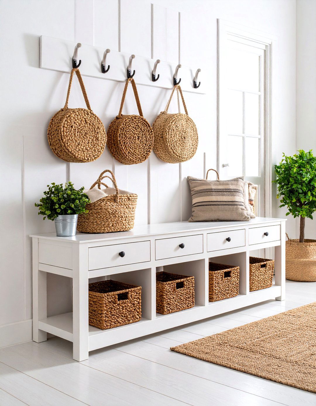 Built In Cubby Storage Bench - 24 Mudroom Bench Ideas