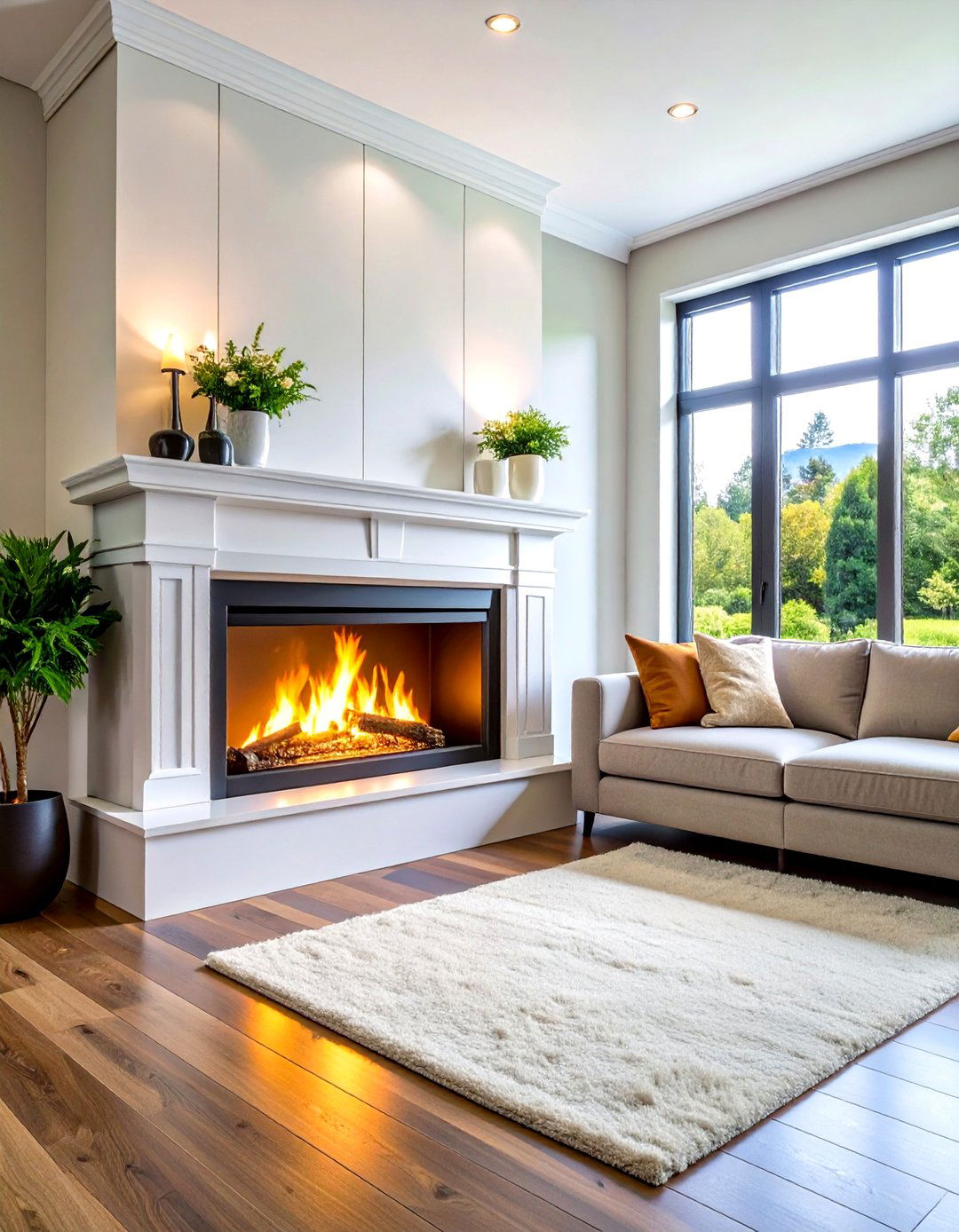 Built In Insert Electric Fireplace - 24 Mid-century Modern Fireplace Ideas