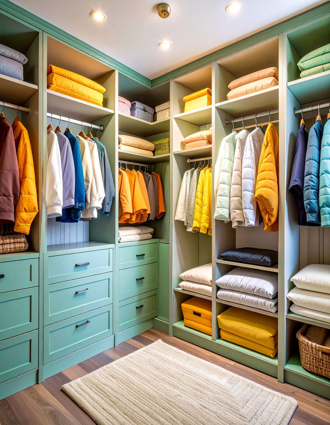 Built In Linen Closet Solutions - 24 Comforter Storage Ideas