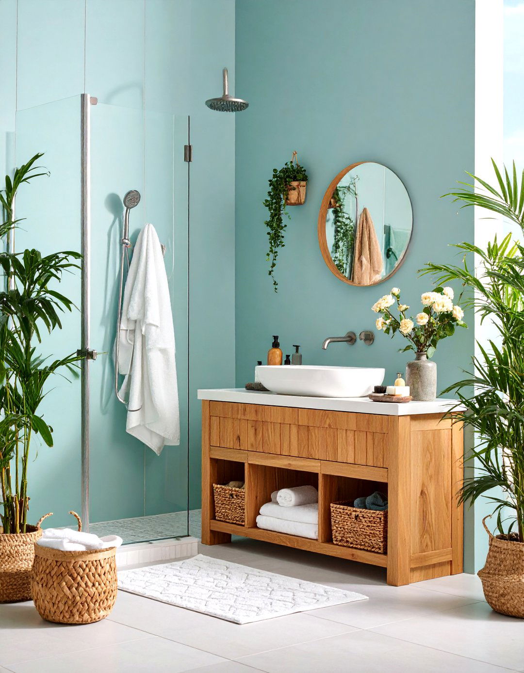 Built In Shower Benches with Storage - 24 Shower Storage Ideas
