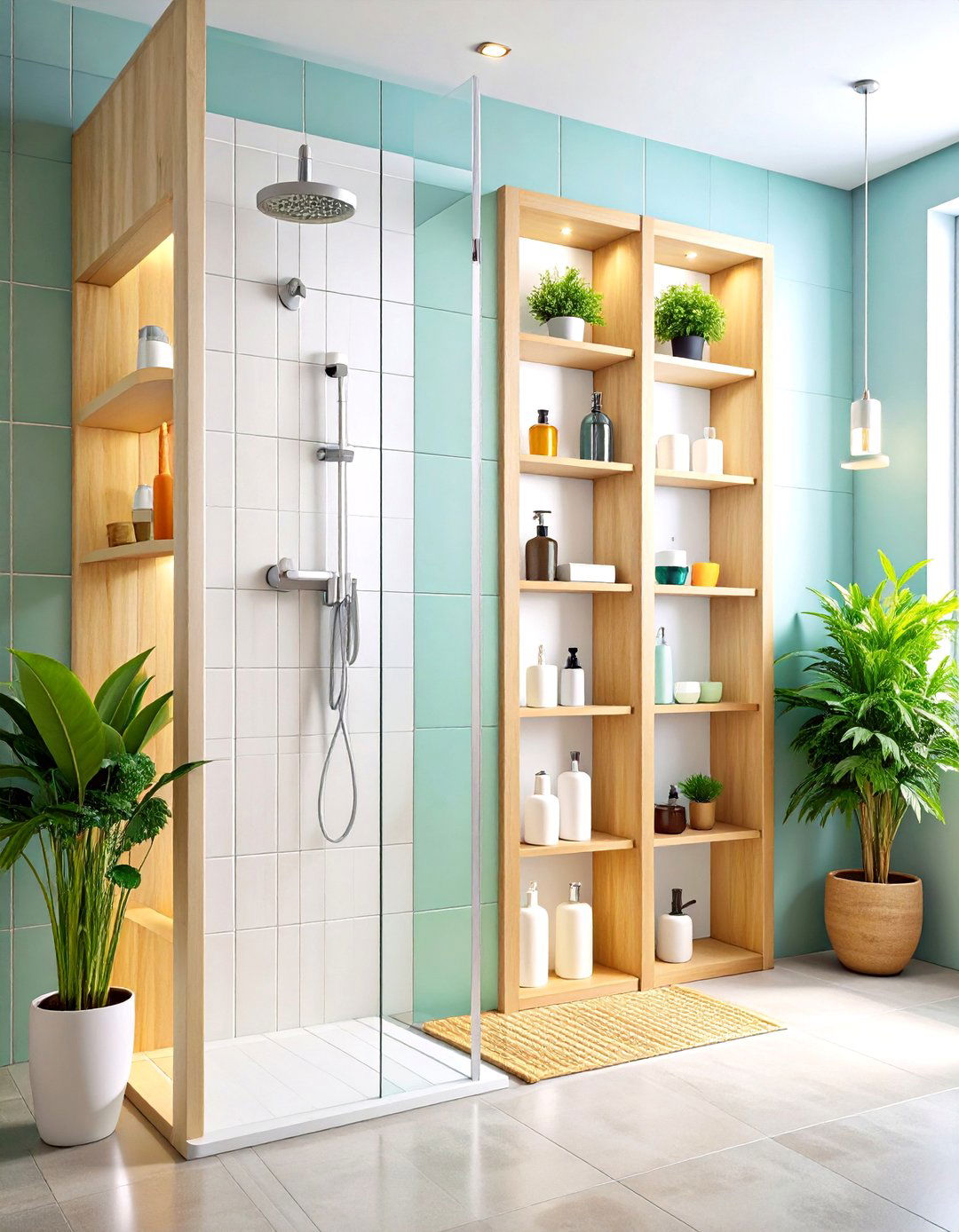 Built In Storage Niches - 24 Small Shower Ideas