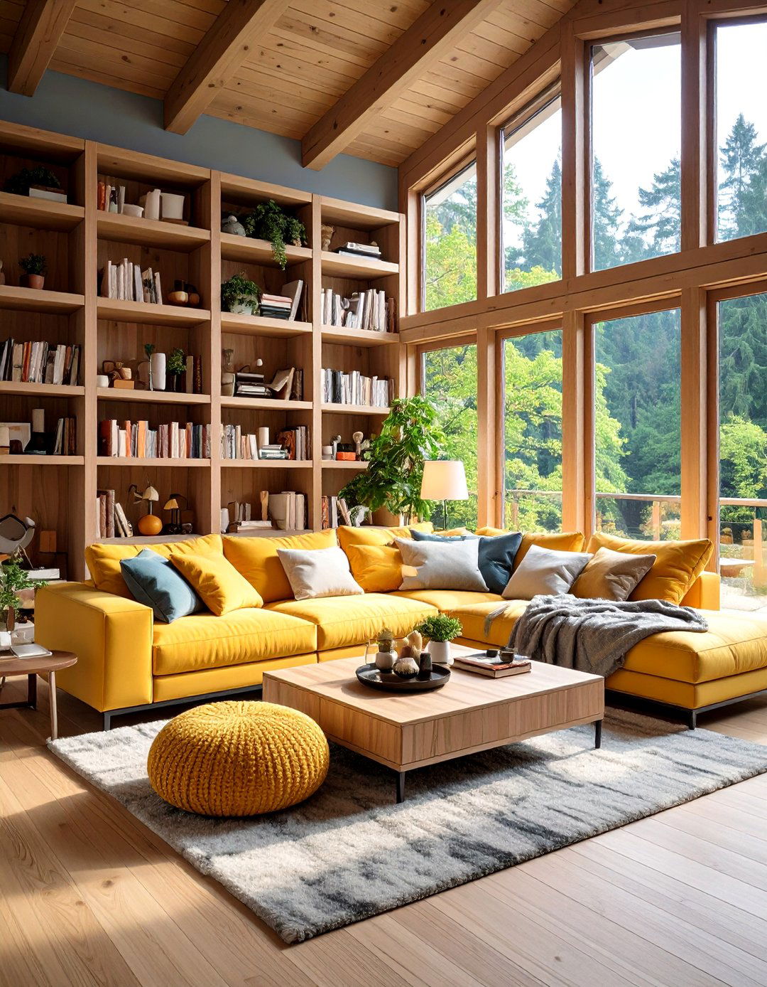 Built In Storage Solution Design - 24 Cabin Living Room Ideas