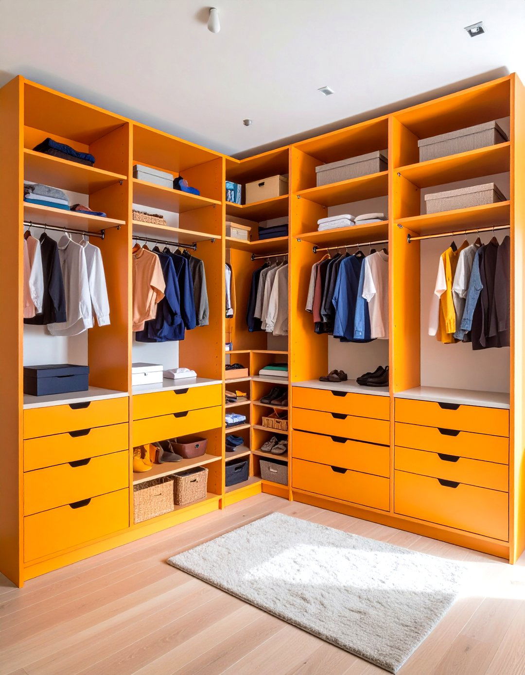 Built In Storage Walls - 24 Studio Apartment Ideas