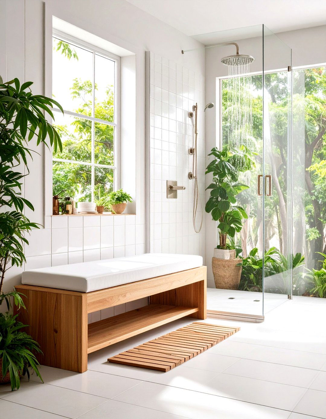 Built In Tiled Shower Benches - 24 Shower Bench Ideas