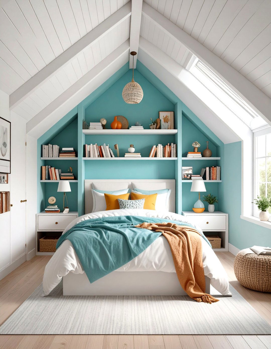 Built in Alcove Storage Solutions - 24 Greek Bedroom Design Ideas