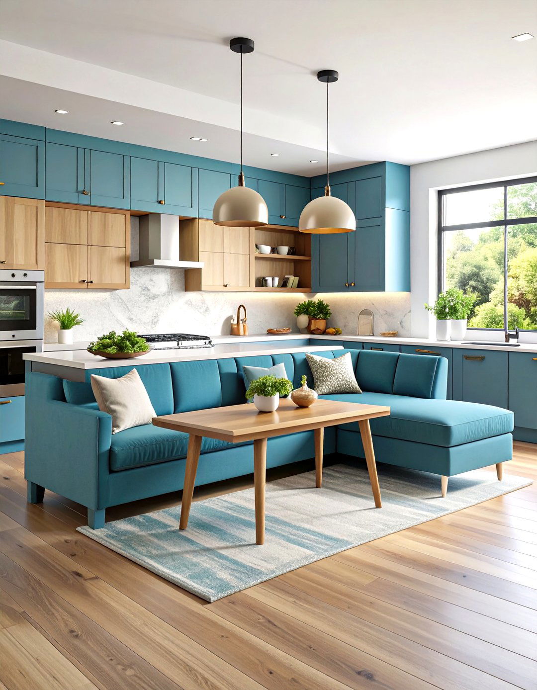 Built in Banquette Seating - 24 Kitchen Island Ideas With Seating