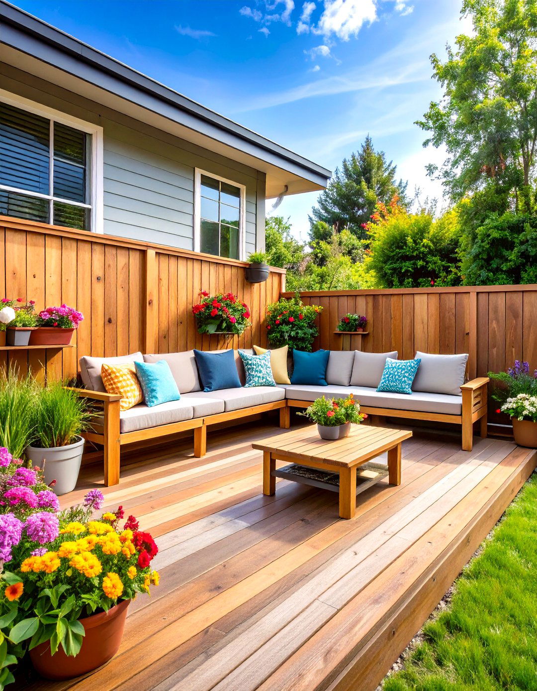 Built in Storage Deck Solution - 24 Small Deck Ideas