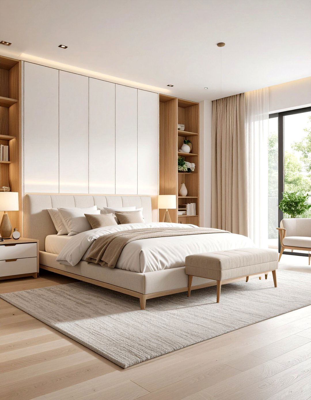 Built in Storage Minimalist Bedroom - 24 Minimalist Bedroom Ideas