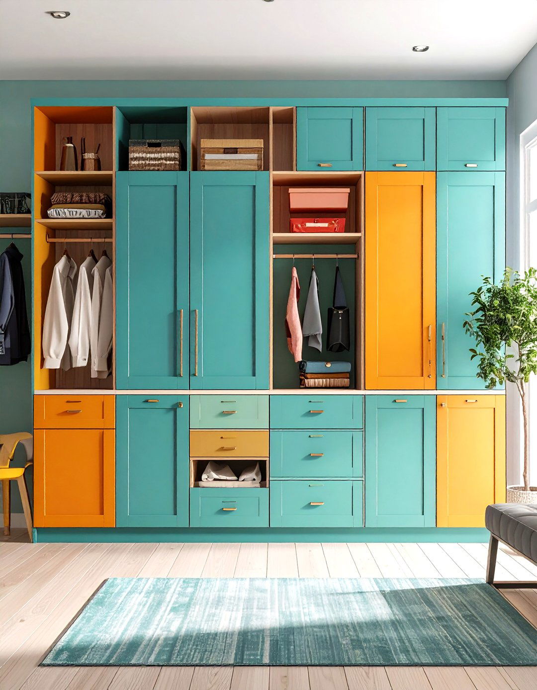 Built in Storage Solutions - 24 Bauhaus Interior Design Ideas