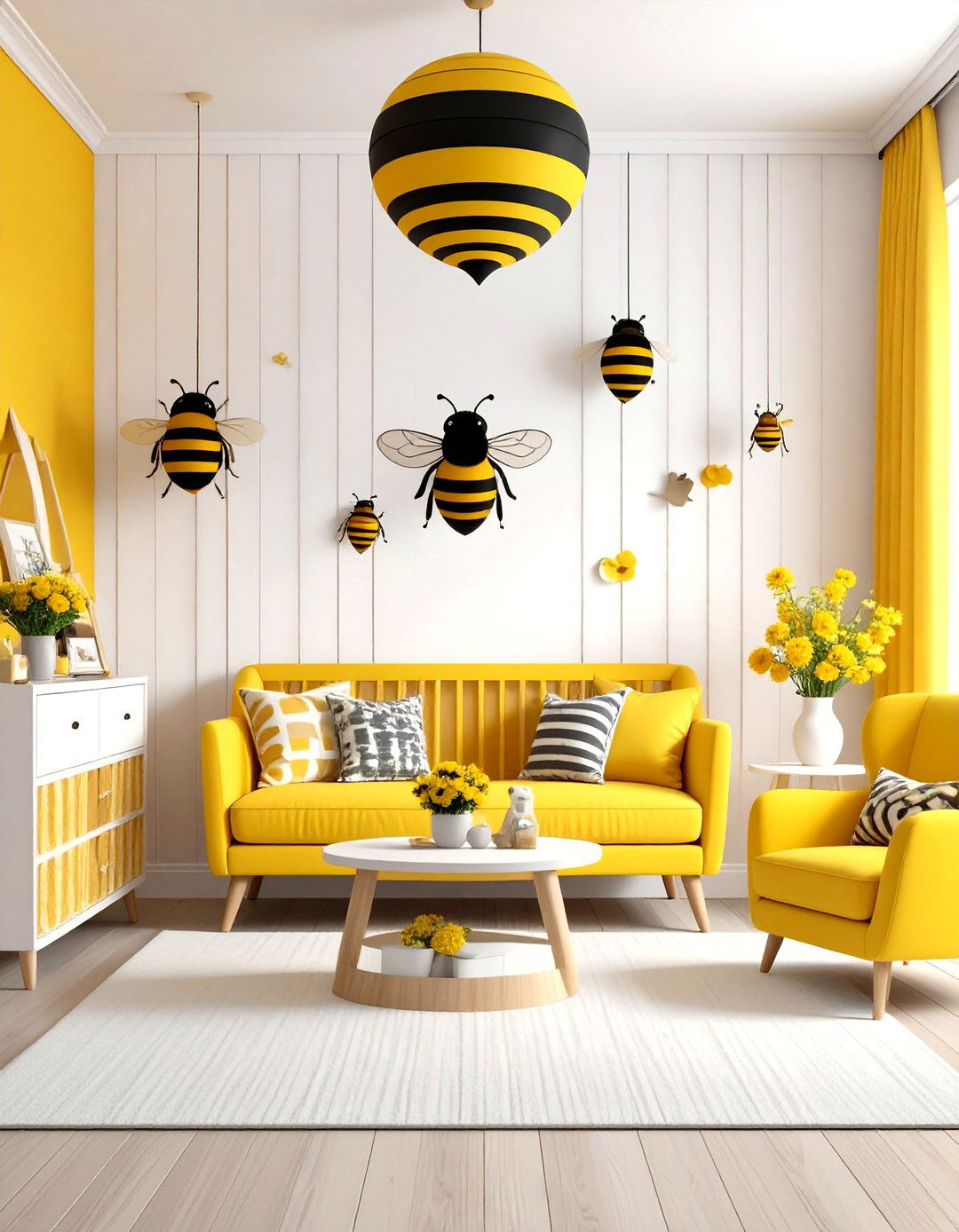 Bumble Bee Garden Buzz Nursery - 24 Whimsical Nursery Ideas