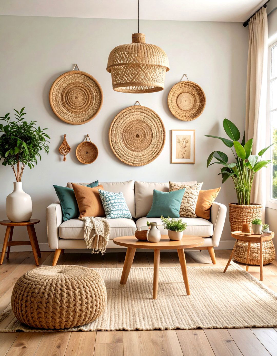 Burlap and Twine Wall Art - 24 Rustic Wall Decor Ideas