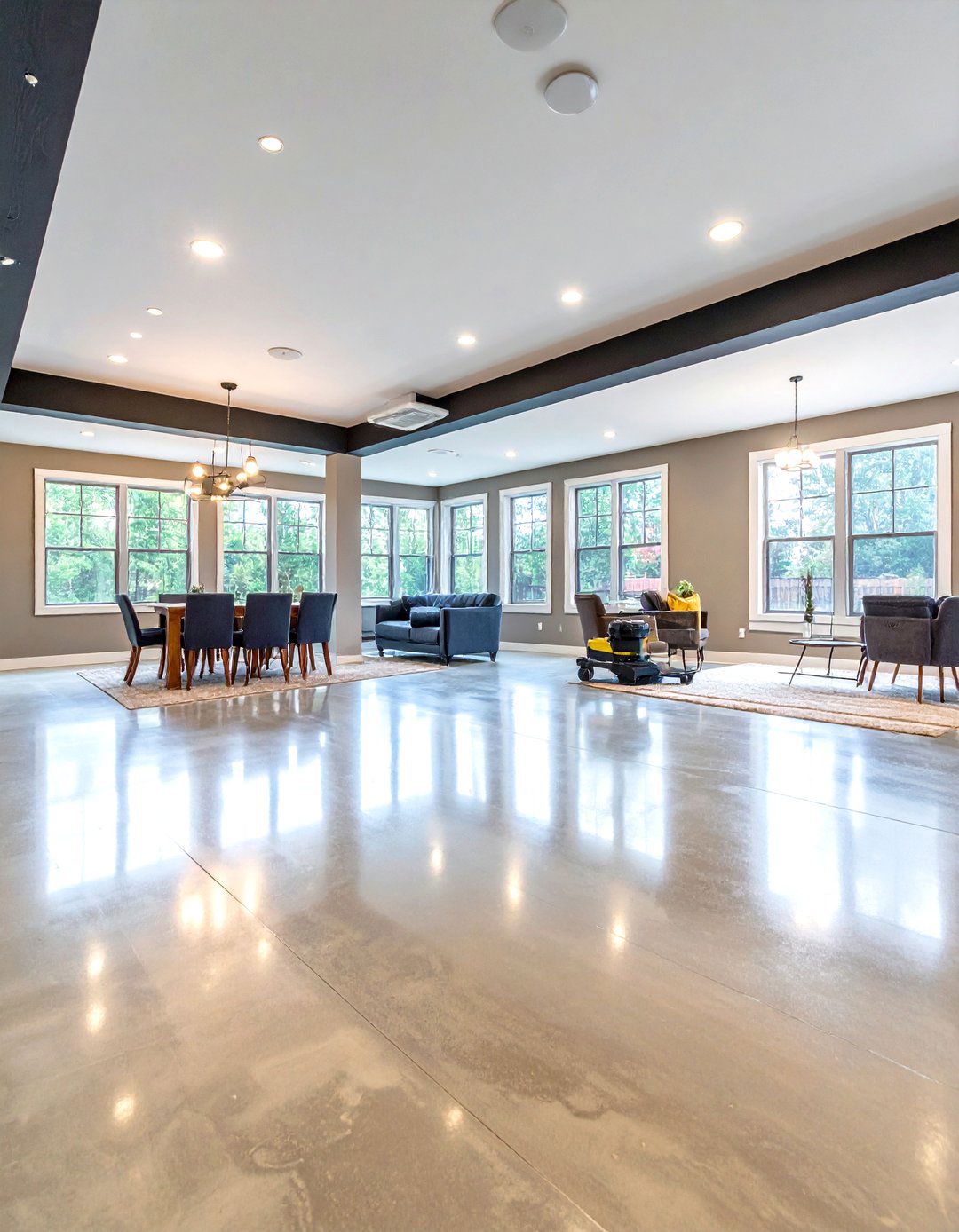 Burnished Concrete Sealer Systems - 24 Concrete Basement Floor Ideas