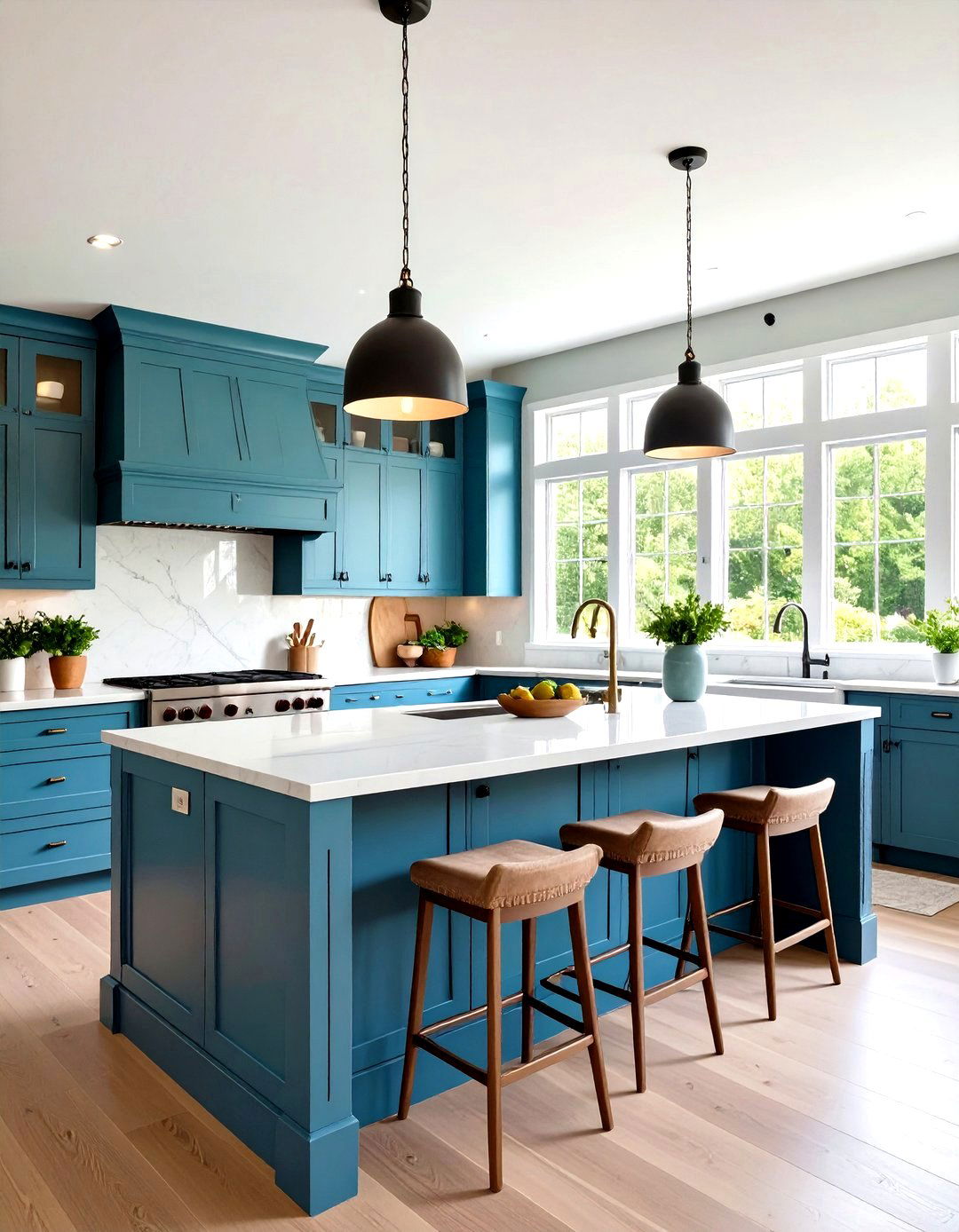 Butlers Pantry with Island - 24 Dirty Kitchen Ideas