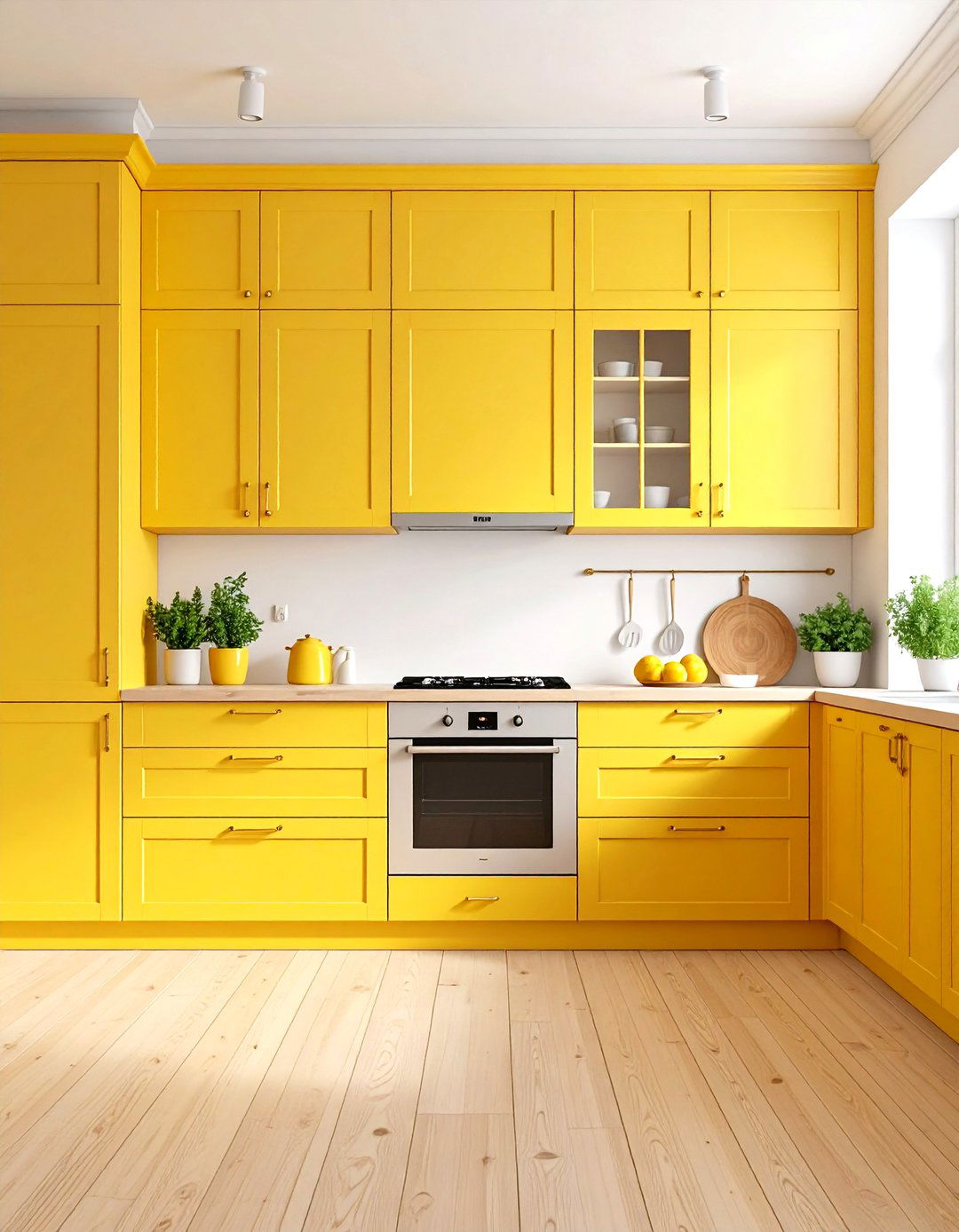 Butter Yellow Scandinavian Kitchen Design - 24 Pale Yellow Kitchen Ideas