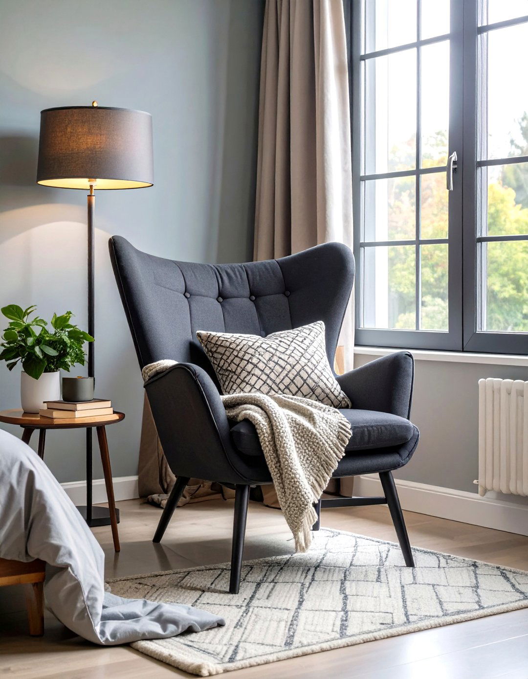 Butterfly Chair Reading Nooks - 24 90s Bedroom Decor Ideas