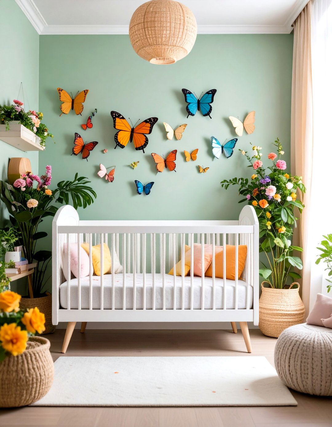 Butterfly Garden Baby Room - 24 Baby Room Ideas