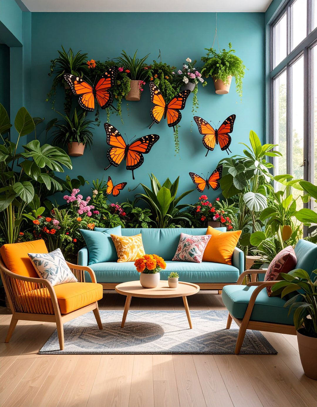 Butterfly Garden Indoor Theme - 24 Butterfly-themed Room Ideas
