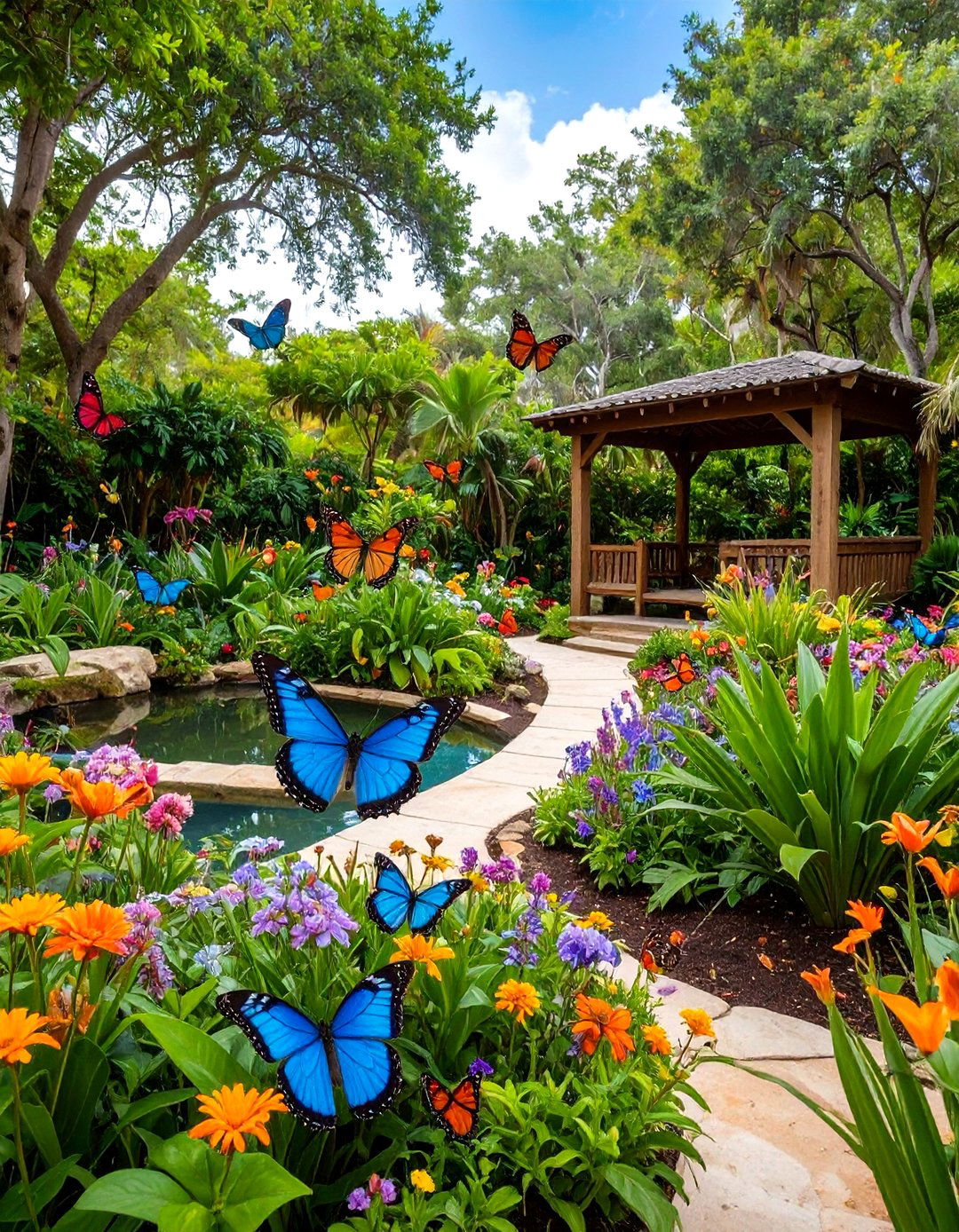 Butterfly Garden Sanctuary - 24 Florida Backyard Ideas