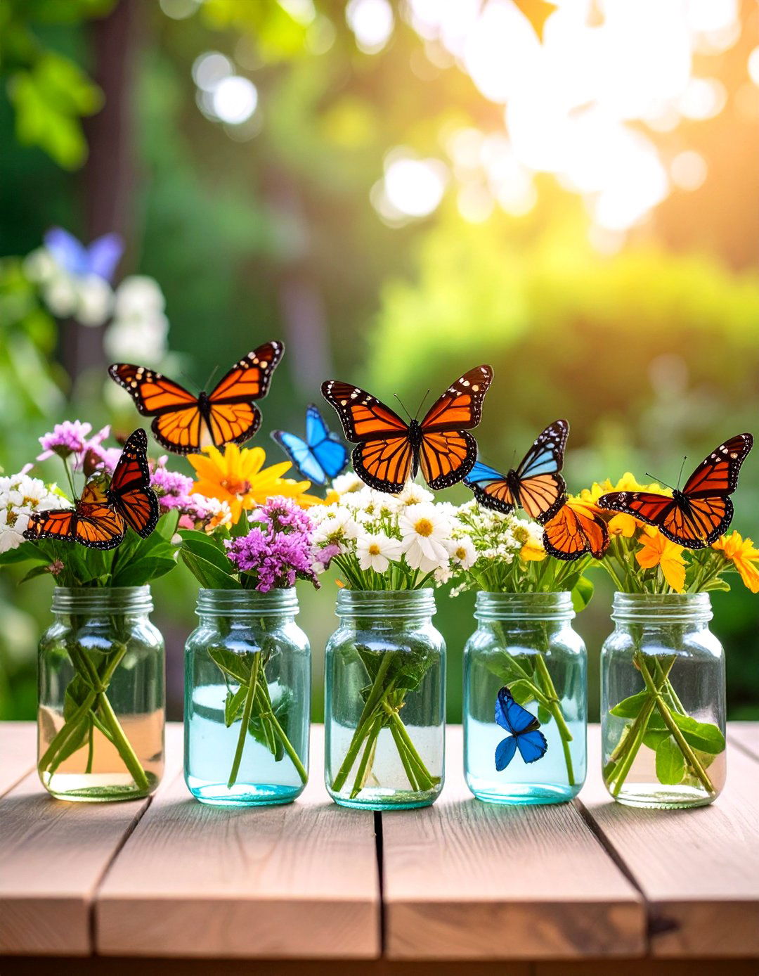Butterfly Garden Transformation - 24 Baby Shower Centerpiece Ideas