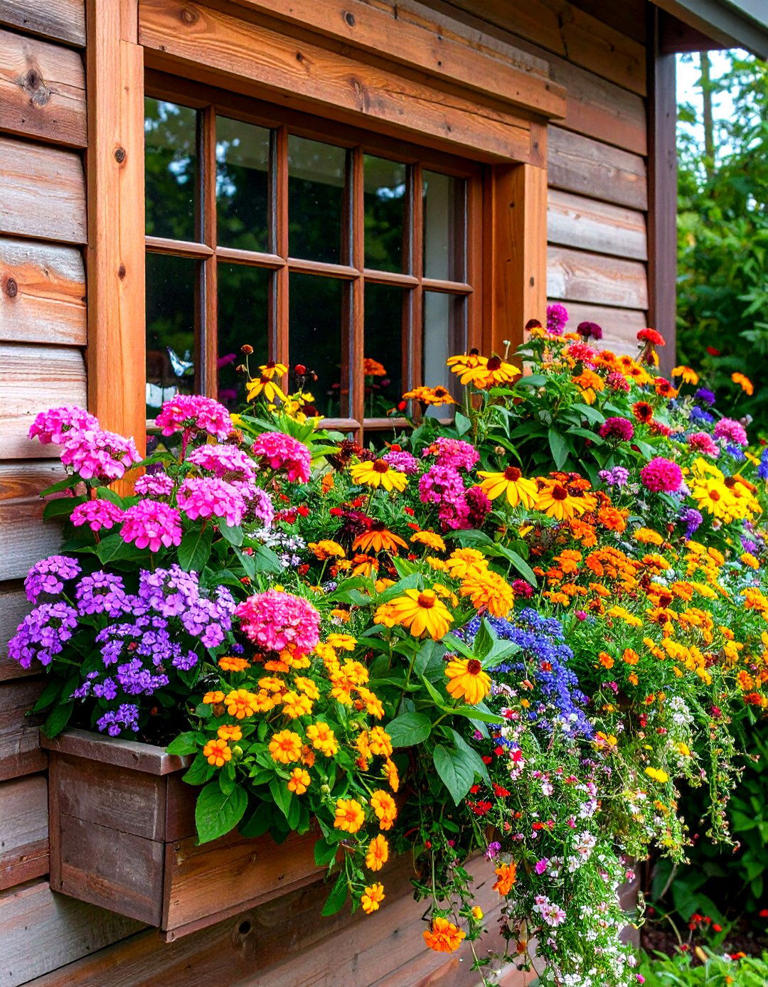 Butterfly Garden Window Box - 24 window box ideas
