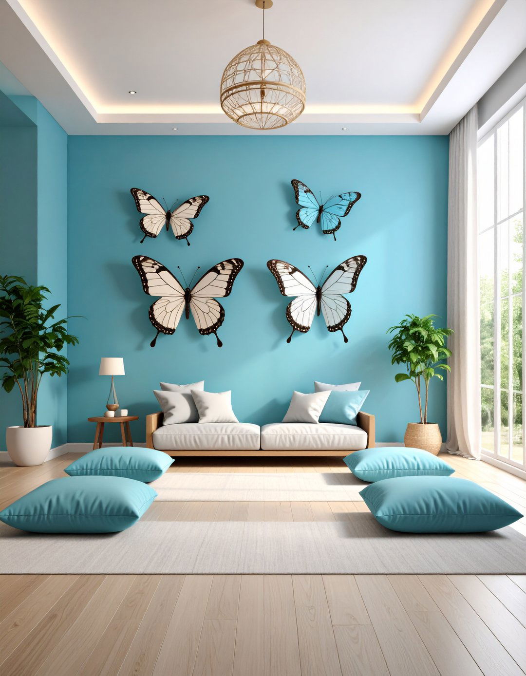Butterfly Meditation and Wellness Space - 24 Butterfly-themed Room Ideas