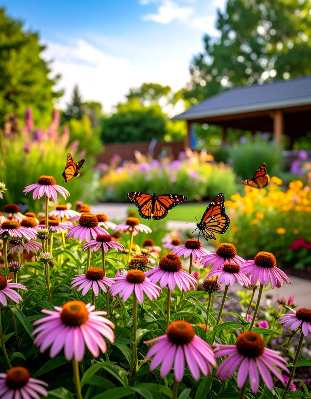 Butterfly Pollinator Garden - 24 School Garden Ideas