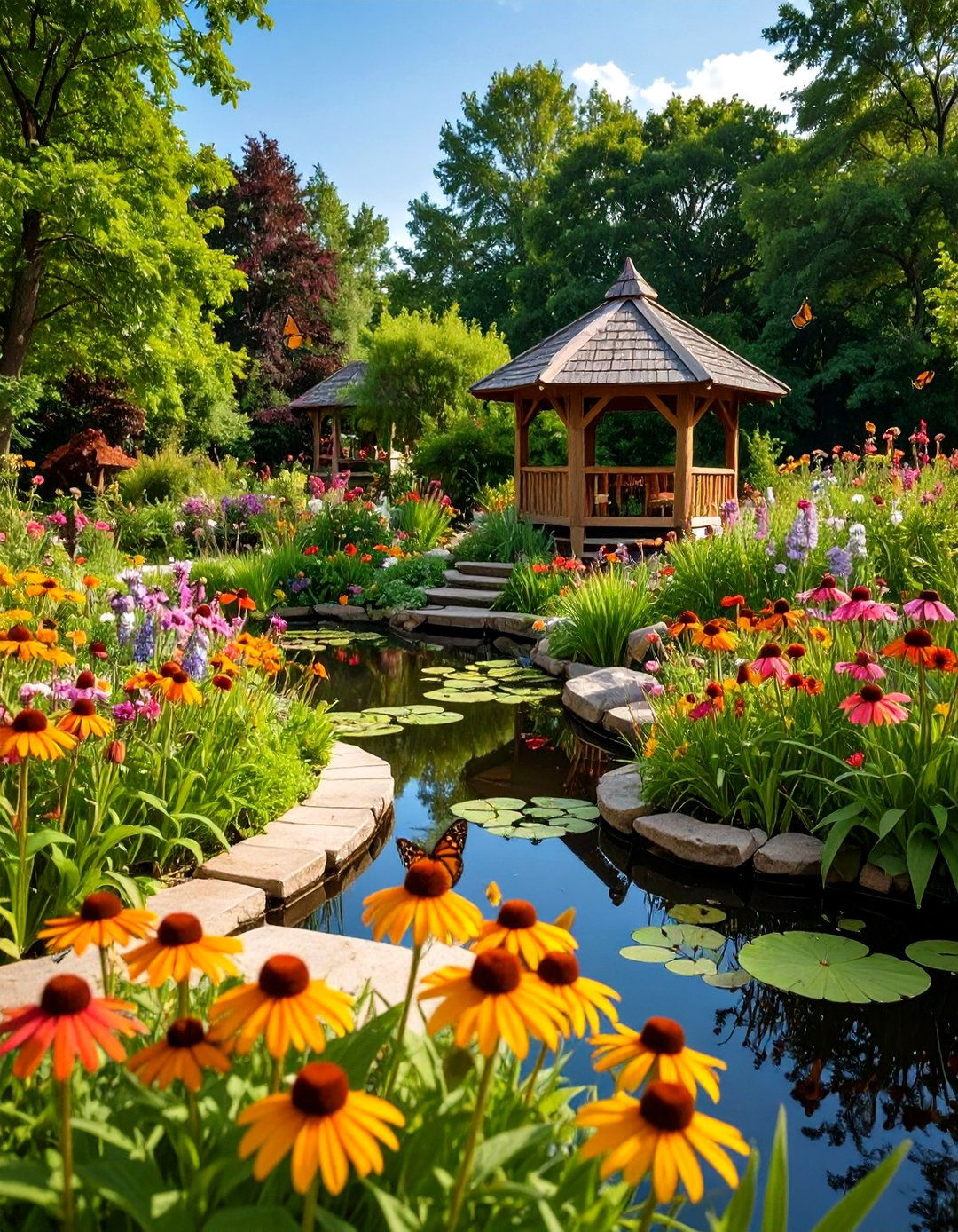 Butterfly Pollinator Garden - 24 Garden Ideas