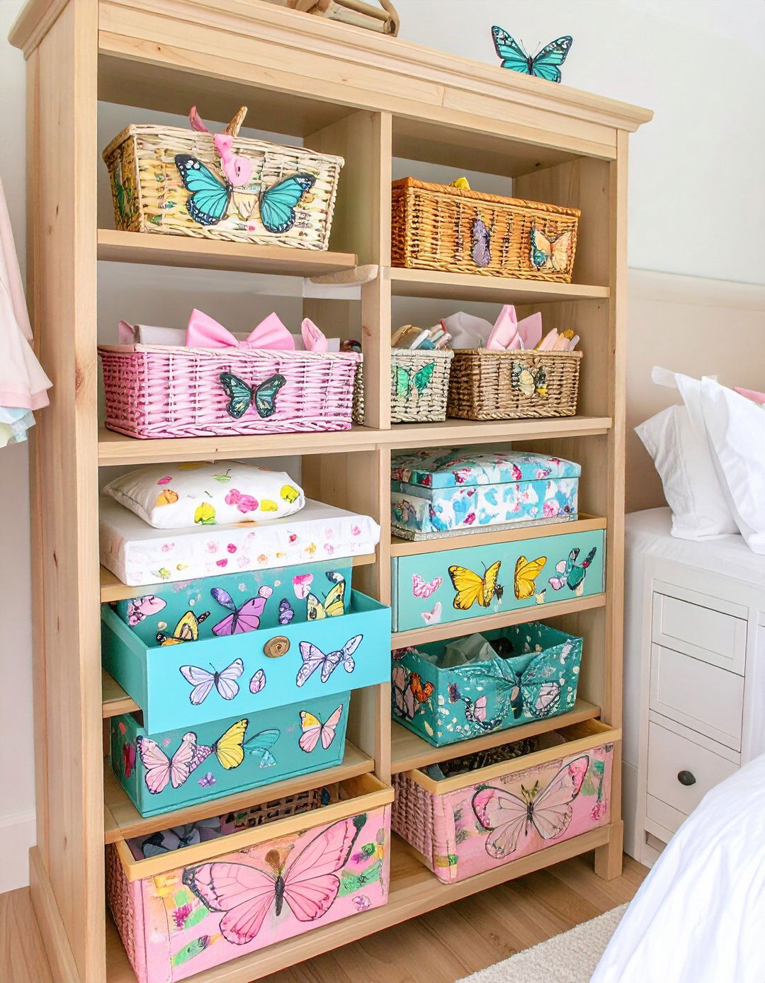 Butterfly Storage Solutions Design - 24 Butterfly-themed Room Ideas