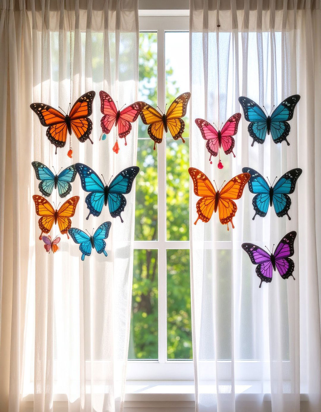 Butterfly Window Treatment Ideas - 24 Butterfly-themed Room Ideas