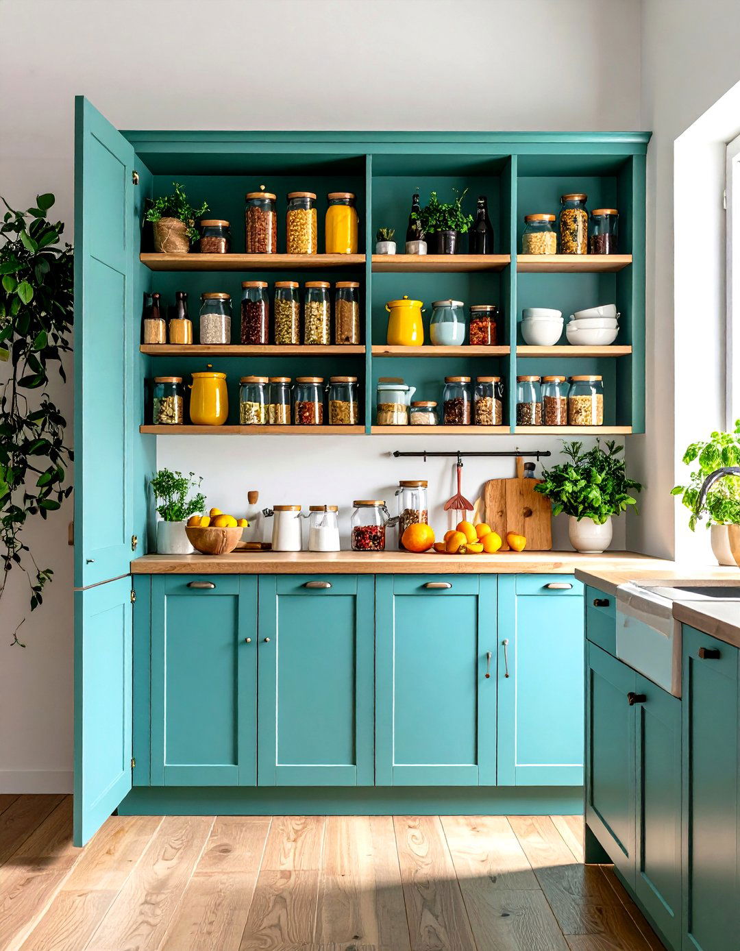 Cabinet Door Interior Storage - 24 Small Galley Kitchen Ideas on a Budget