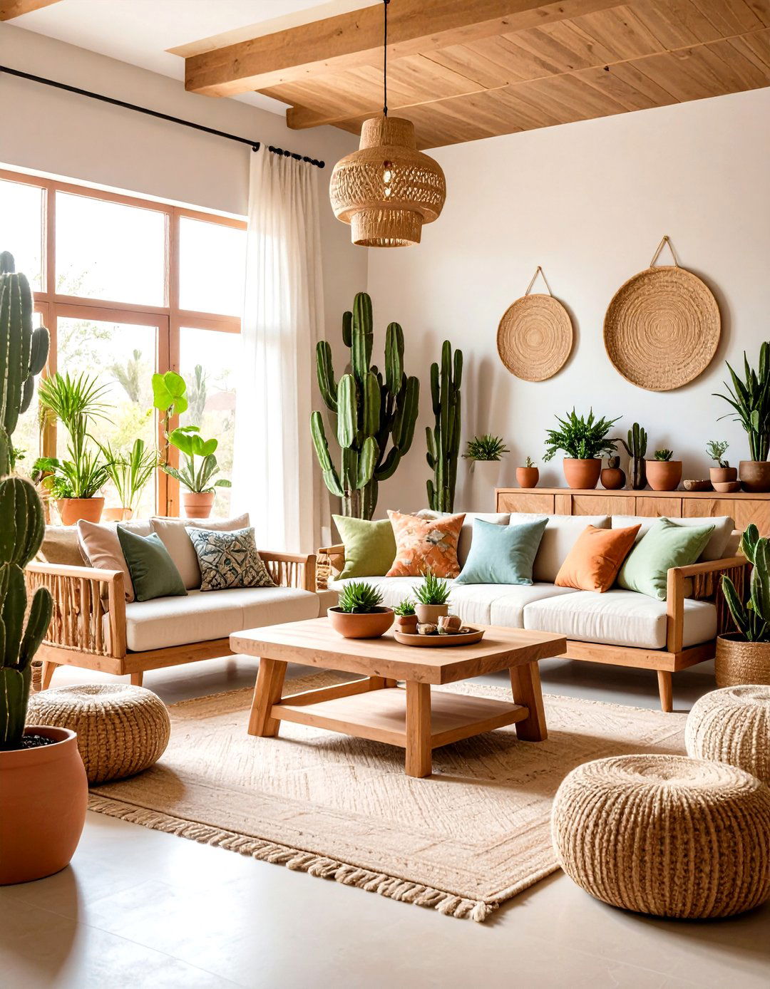 Cactus Garden Living Room - 24 Southwest Living Room Ideas