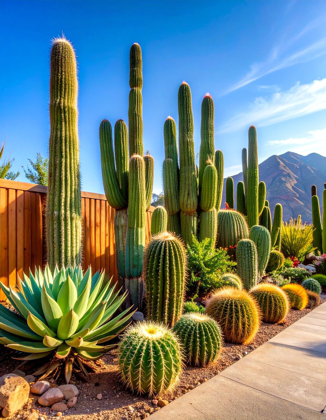 Cactus and Succulent Living Privacy Barriers - 24 Outdoor Privacy Screen Ideas