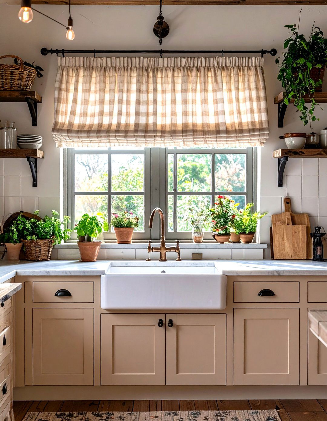 Cafe Curtain Valance - 24 Window Valance Ideas
