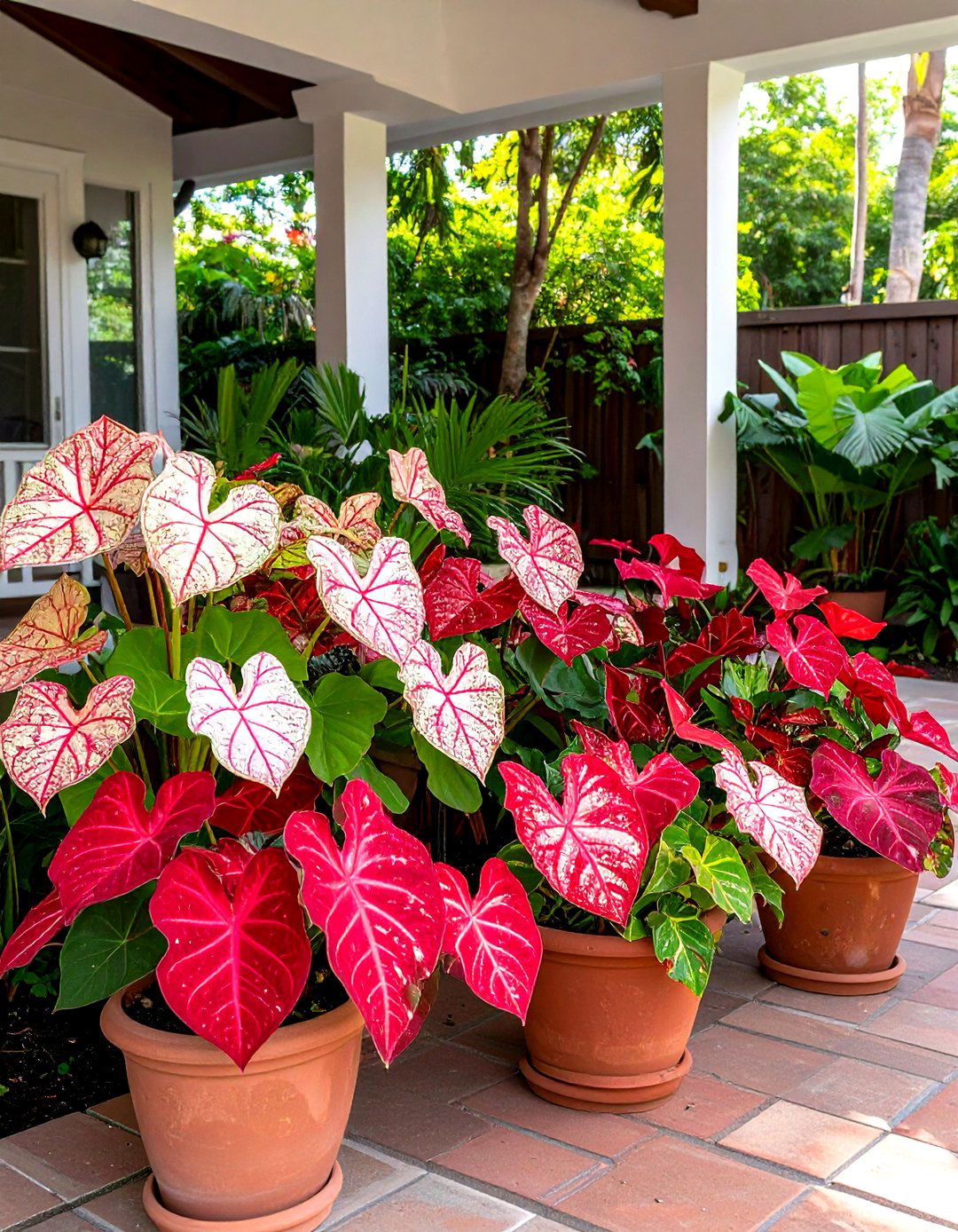 Caladiums - 24 Patio Plants