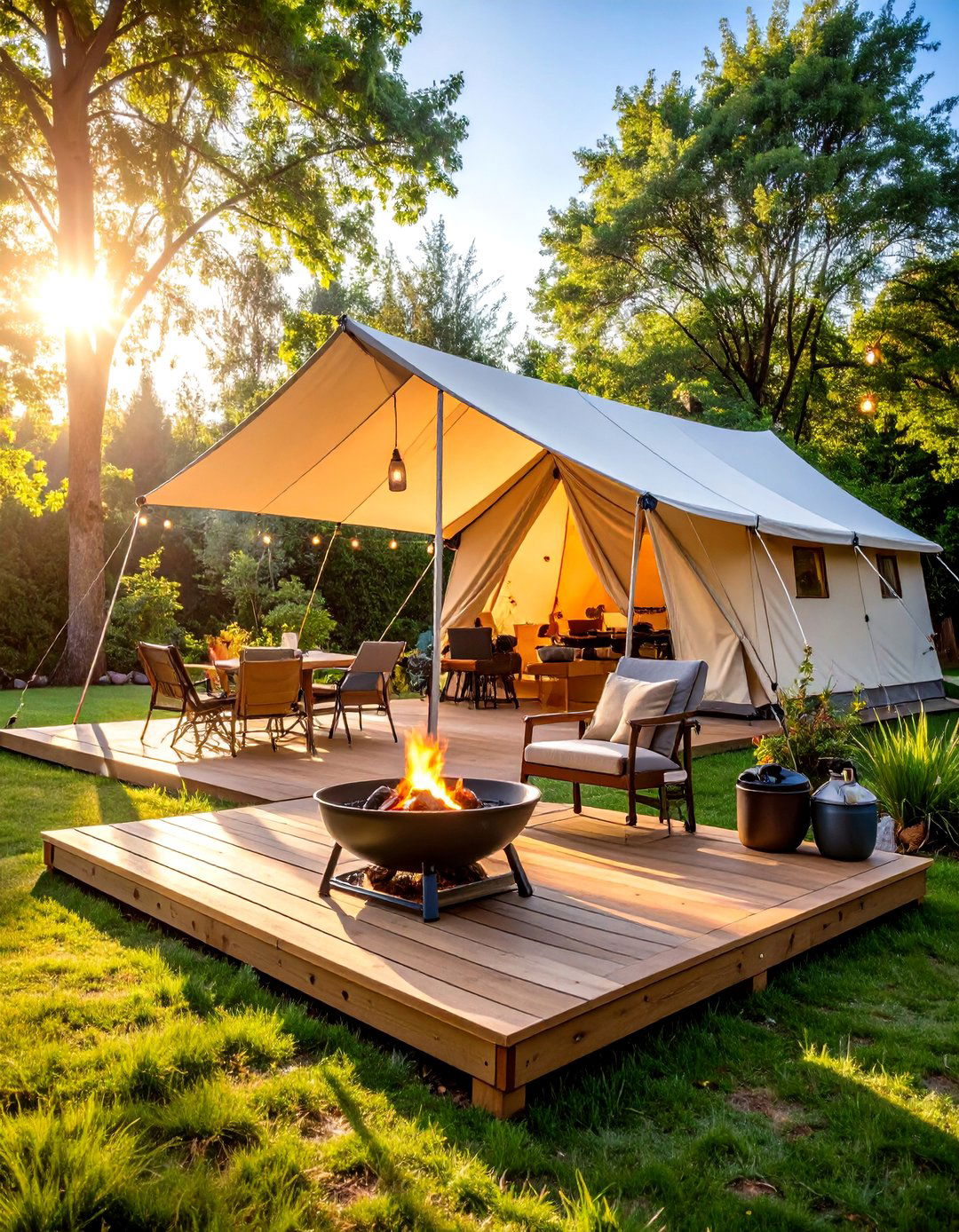 Camping Adventure Base Camp - 24 Backyard Ideas for Kids