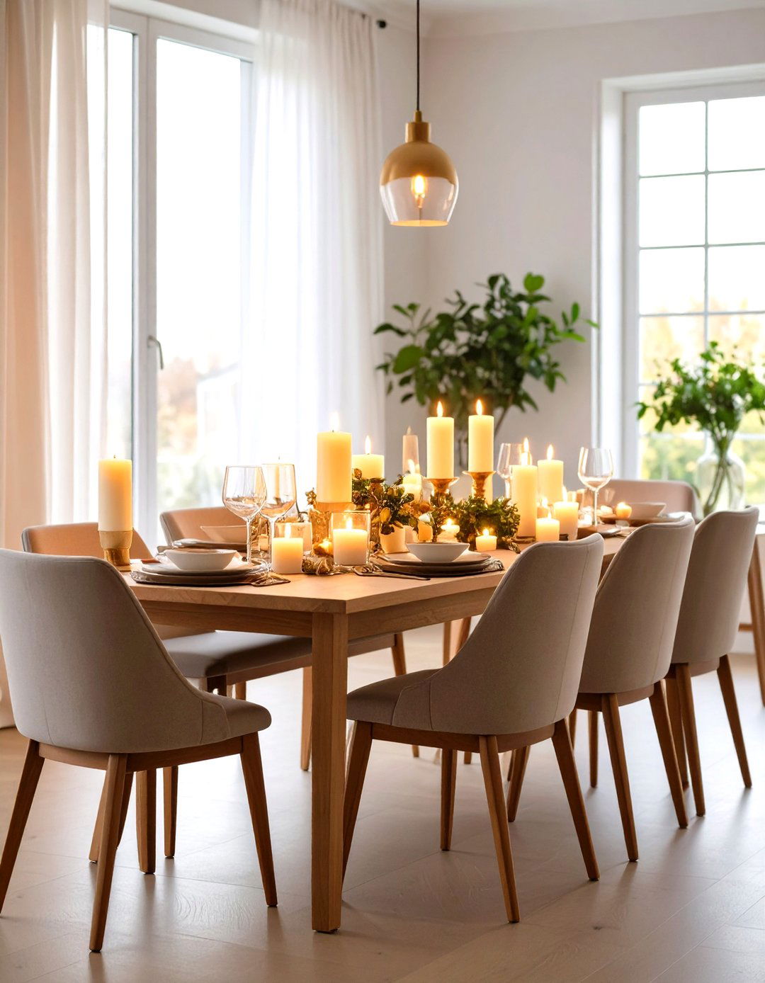 Candlelit Ambiance - 24 Sideboard Decor Ideas