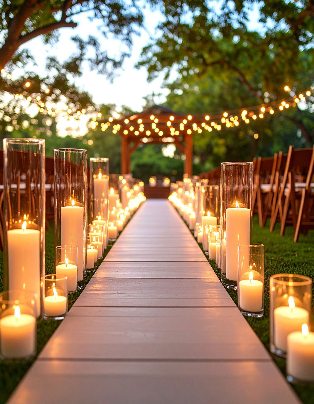 Candlelit Ceremony Ambiance - 24 Romantic Wedding Ideas