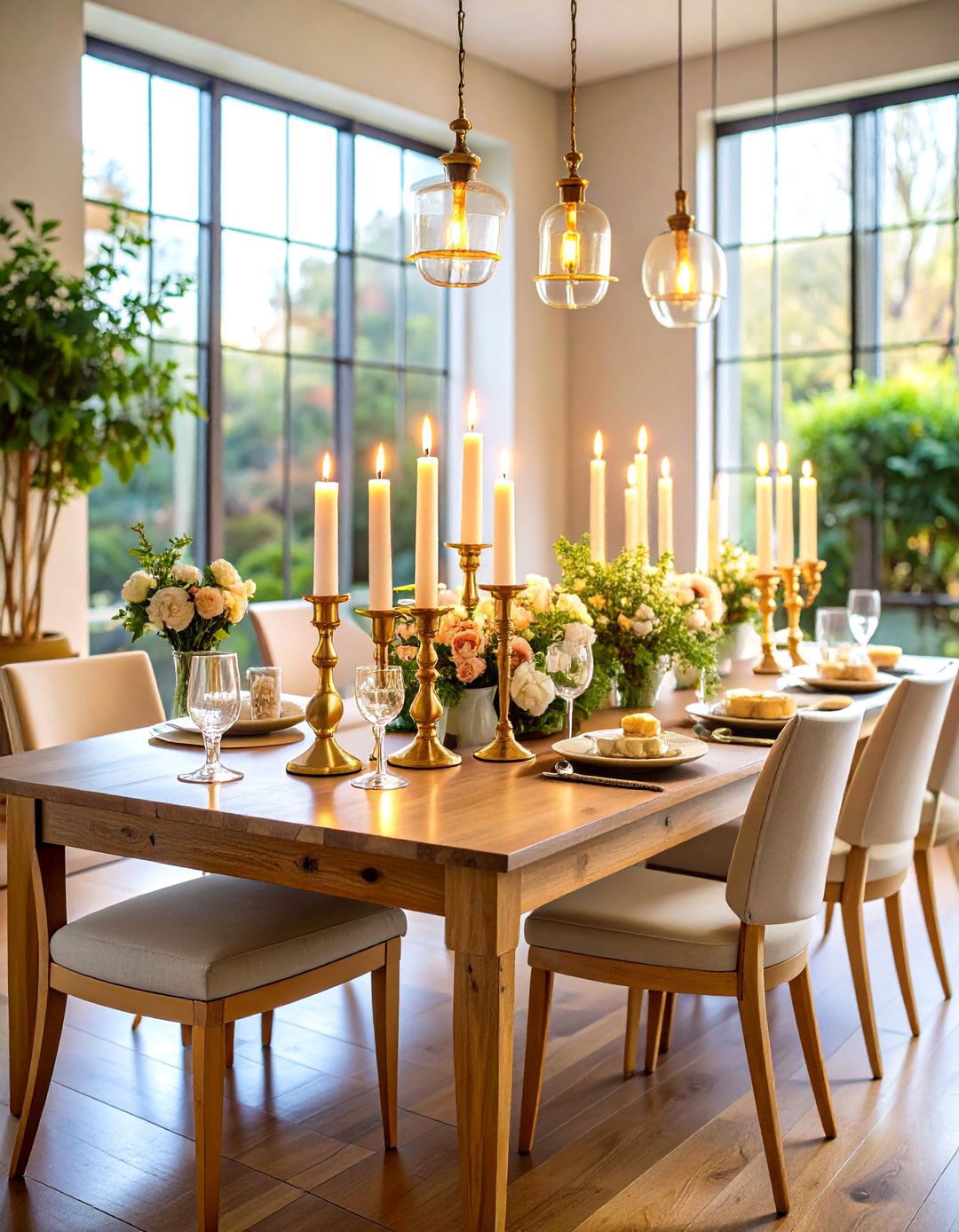 Candlelit Dining Room Ambiance - 24 Moody Dining Room Ideas
