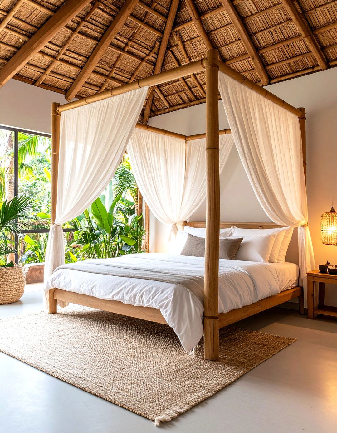 Canopy Bed Dream Space - 24 Small Boho Bedroom Ideas