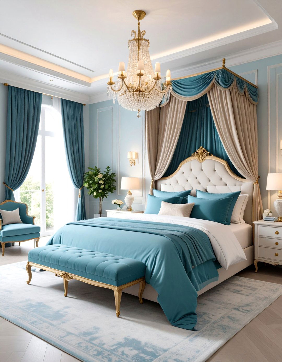 Canopy Bed Royal Treatment - 24 80s Bedroom Ideas