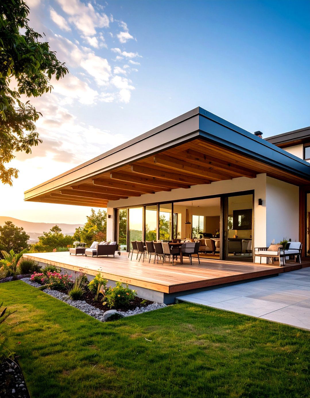 Cantilever Roof Extensions - 24 Mid-Century Modern Exterior Home Ideas