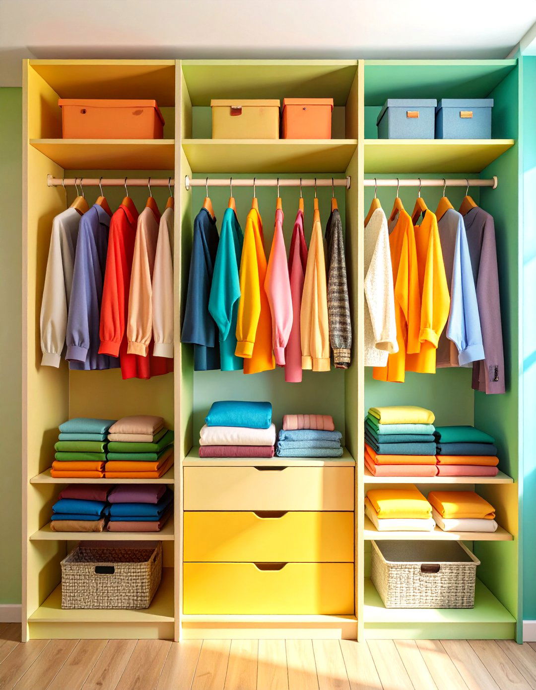 Capsule Wardrobe Closet - 24 Minimalist Dorm Room Ideas