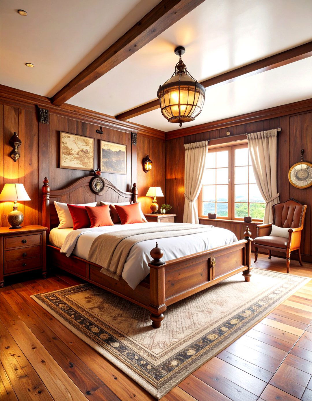 Captains Elegant Quarters Bedroom - 24 Pirate-themed Bedroom Ideas