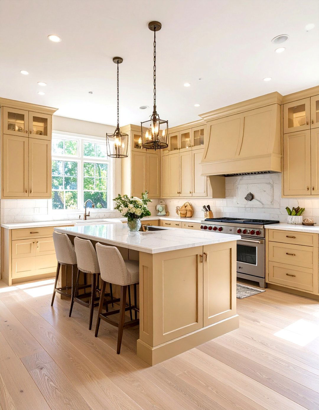 Cashmere Kitchen with Breakfast Nook Connection - 24 Cashmere Kitchen Ideas