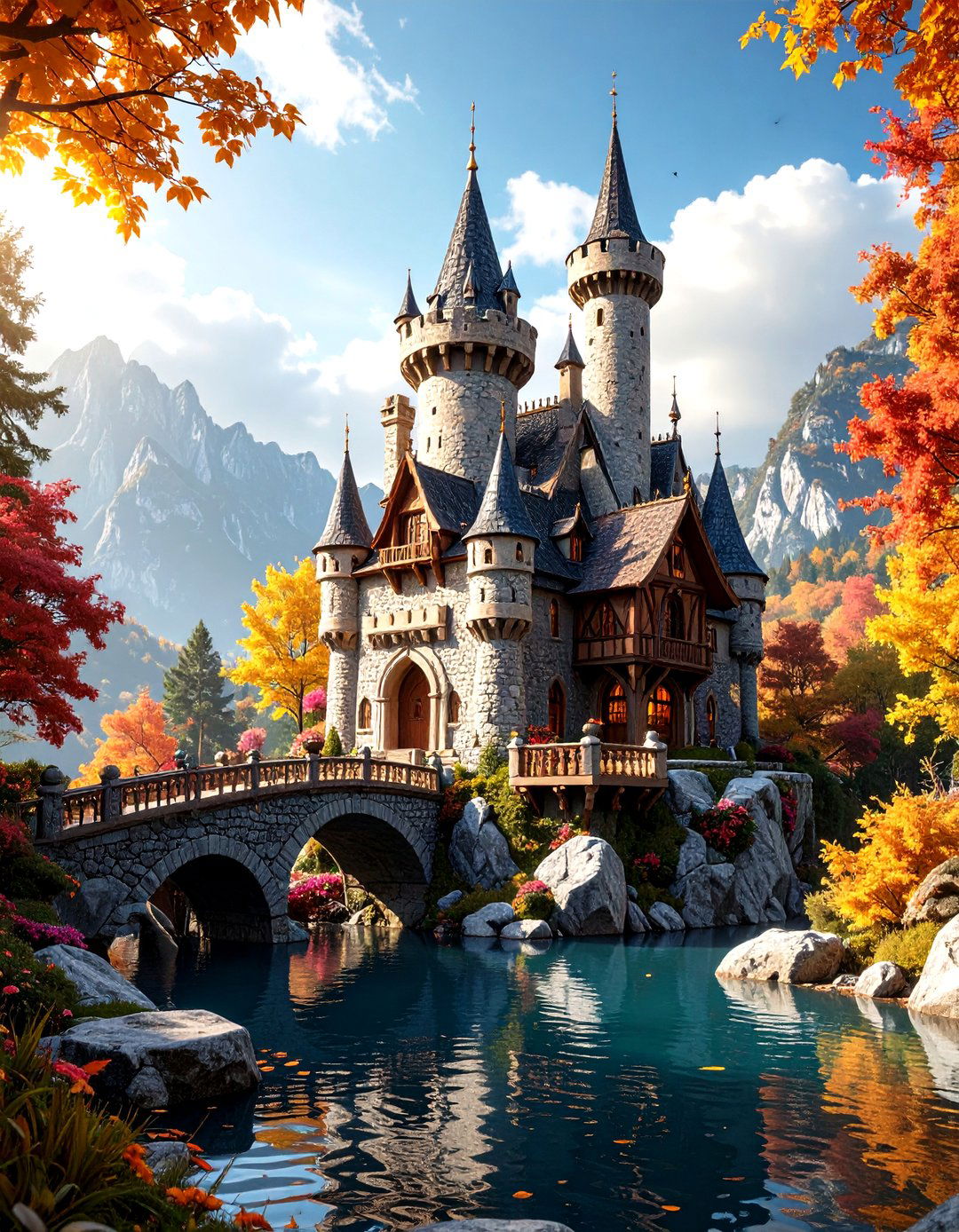 Castle Style Duck Fortress - 24 Duck House Ideas