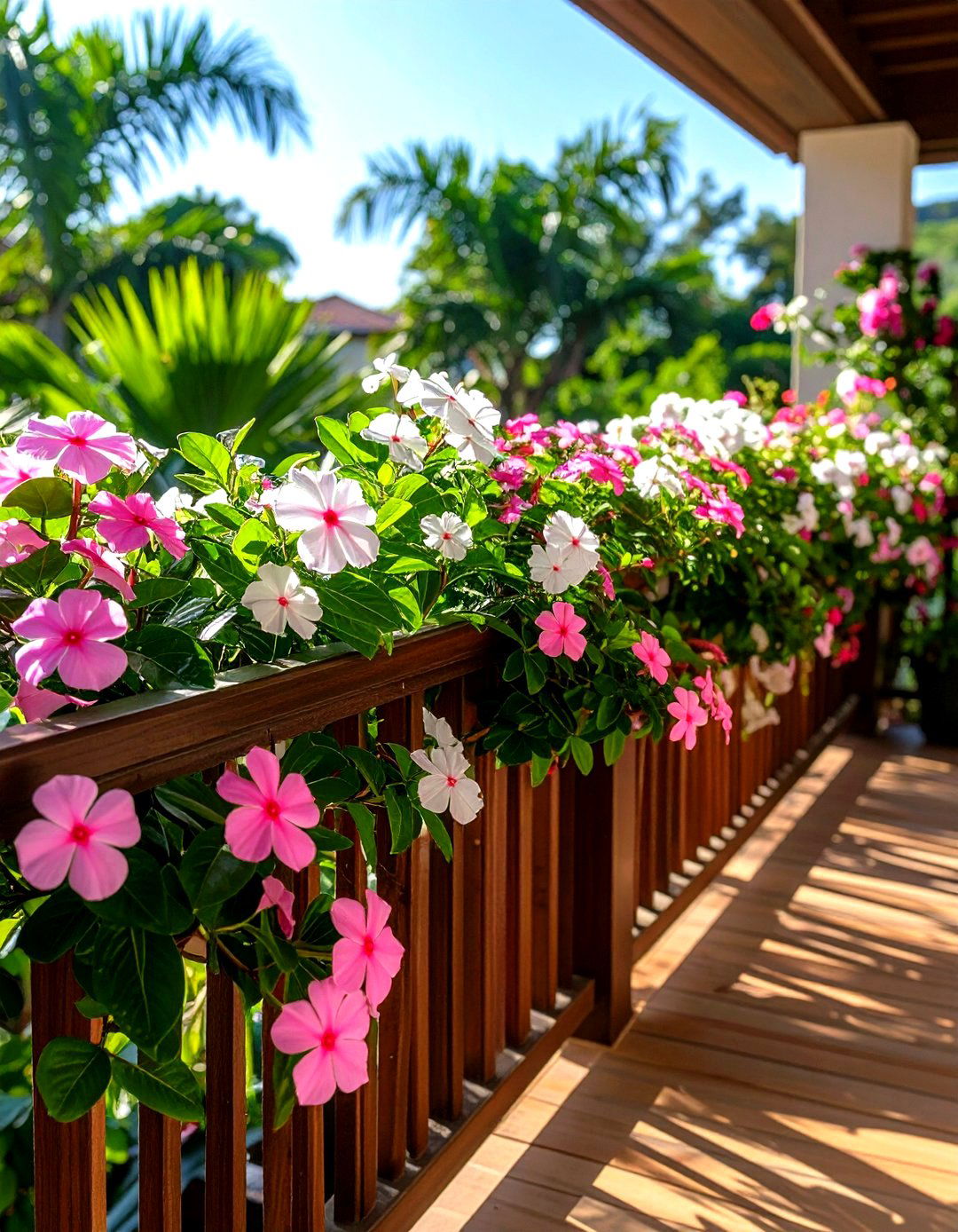 Catharanthus for Tropical Container Performance - 24 Flowering Plants for Balcony