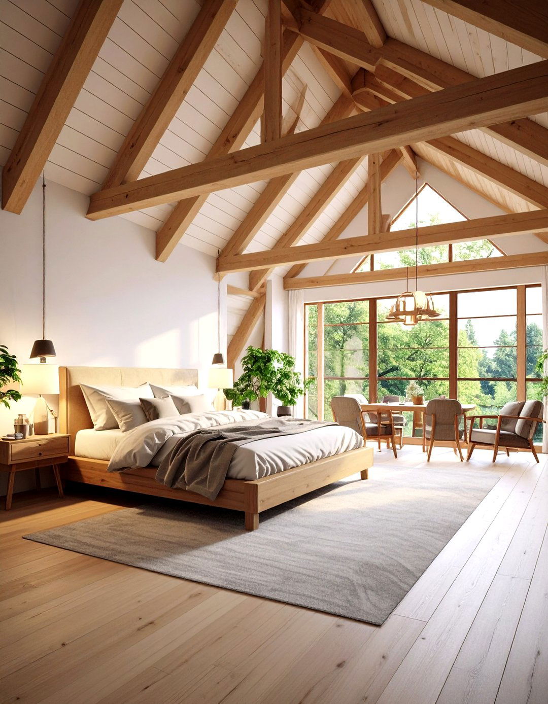 Cathedral Ceiling Bedroom Retreats - 24 Cathedral Ceiling Ideas