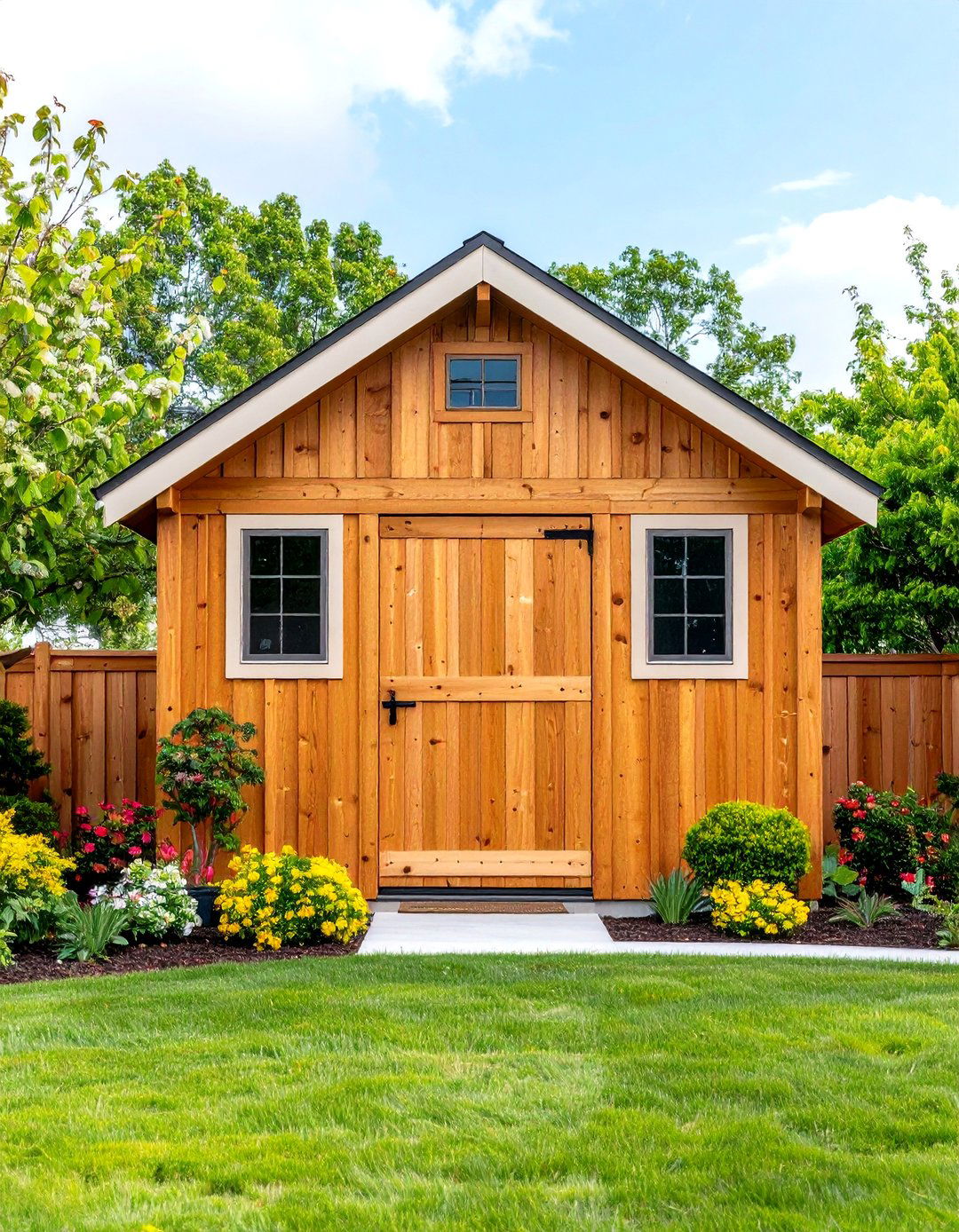 Cedar Board and Batten Siding Design - 24 wood shed ideas